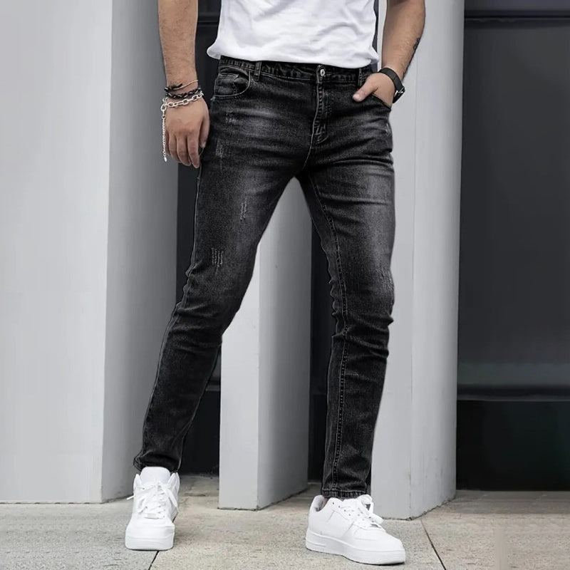 📢📢50% KORTING !! ⏰Moderne slim fit stretchjeans voor heren