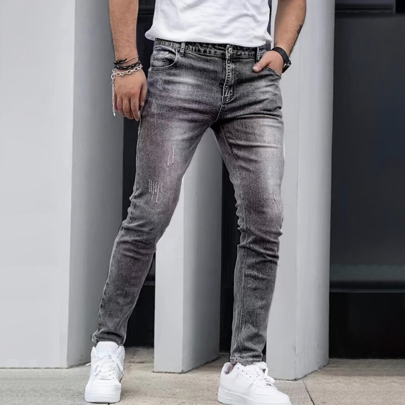 📢📢50% KORTING !! ⏰Moderne slim fit stretchjeans voor heren