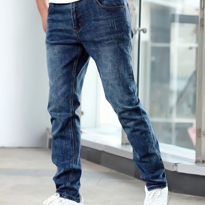 📢📢50% KORTING !! ⏰Moderne slim fit stretchjeans voor heren