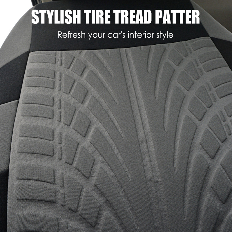 ✅ Buy multiple sets – save even more!🚗Car Seat Cover Set with Tire Tread Pattern