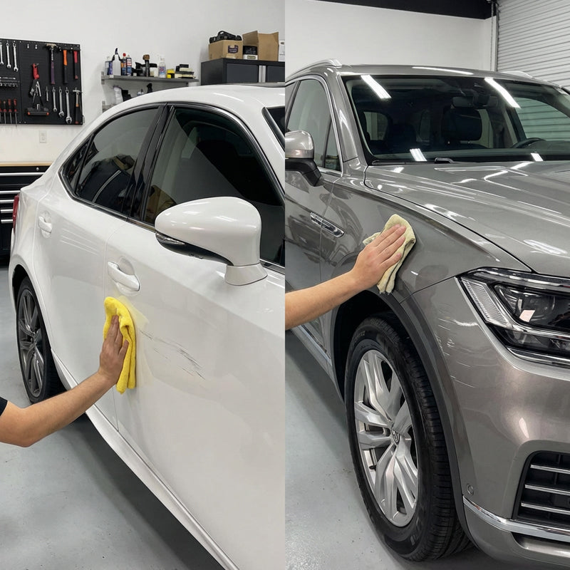 🚗Pxcxu Universele Autokrasverwijderaar Wax✨Verminder Krassen & Herstel Glans