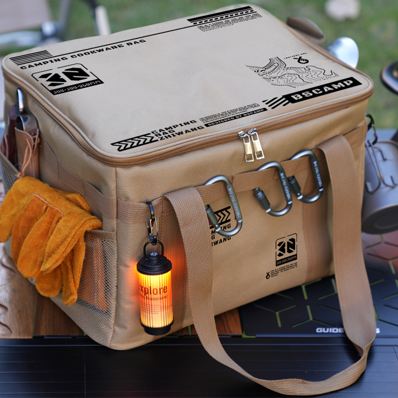 🌞Fris De Lente In Met 50% Korting!🎒Grote Kampeer Opbergtas – 900D Oxford Waterafstotend & 40KG Draagvermogen voor je Buitenavontuur!