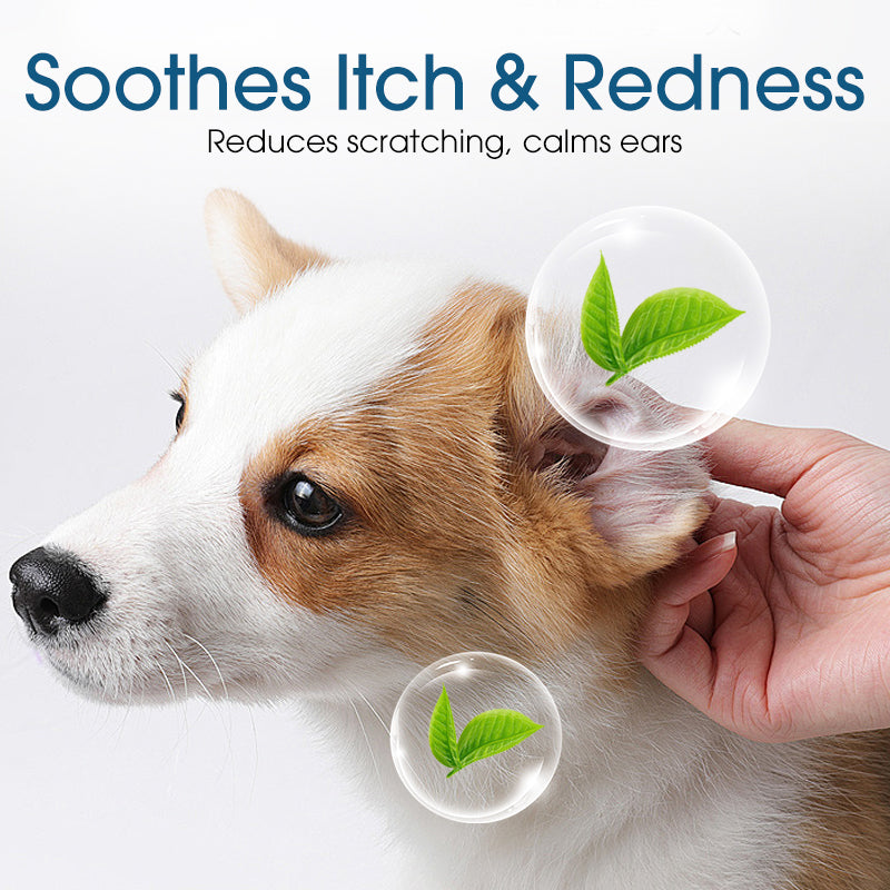 🐱50% KORTING👂Alsof je een fluisterende dierenarts in een flesje hebt die jeuk en stank uit de oren van je huisdier tovert! Zachte siliconen tip, natuurlijke plantenextracten, en veilig voor kat én hond – geen gekrab meer, geen irritatie.