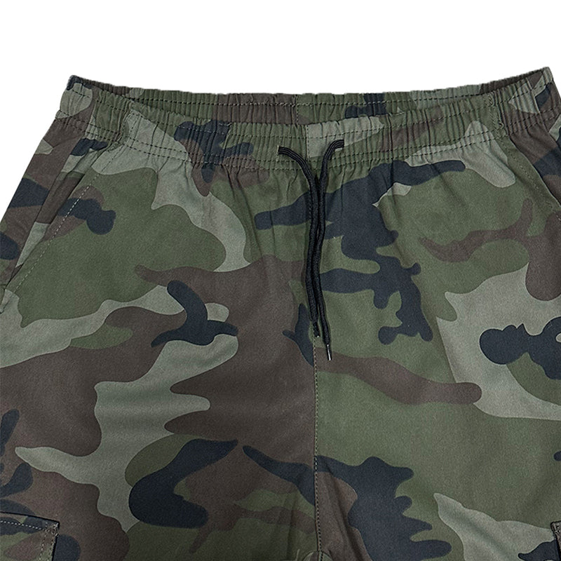 💖Camouflage-cargoshorts voor heren – met meerdere zakken, verstelbare taille en ademende stof