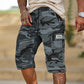 💖Camouflage-cargoshorts voor heren – met meerdere zakken, verstelbare taille en ademende stof