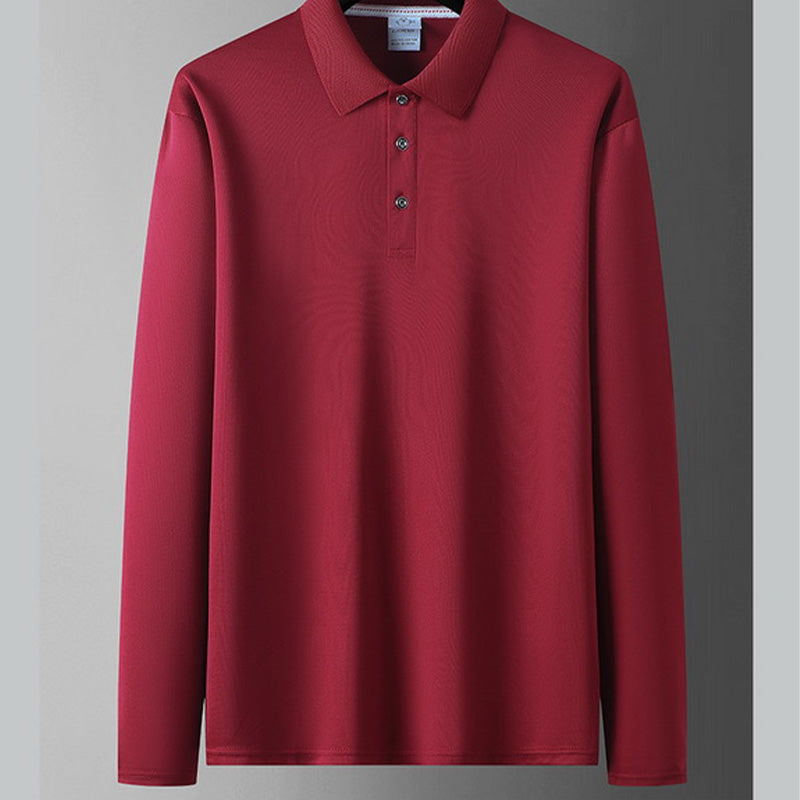 Heren Effen Business-Casual Top