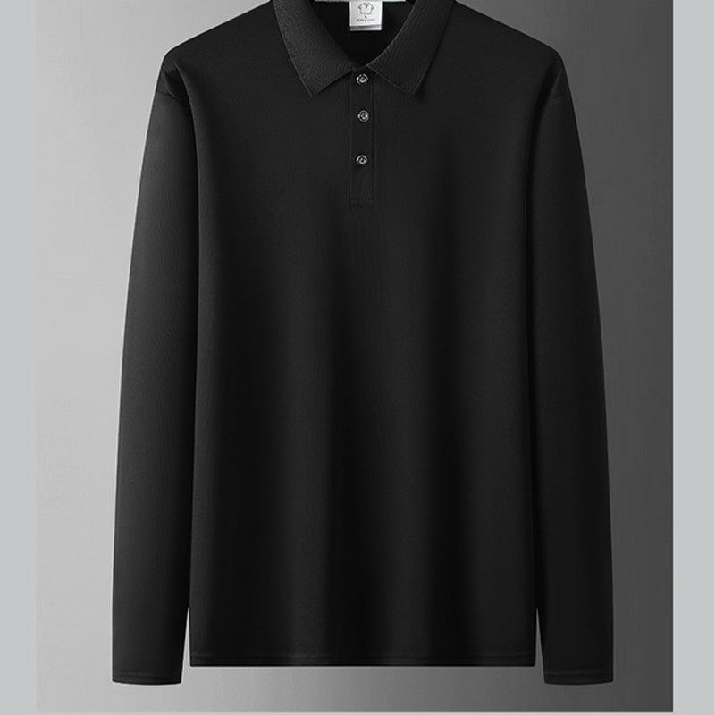 Heren Effen Business-Casual Top