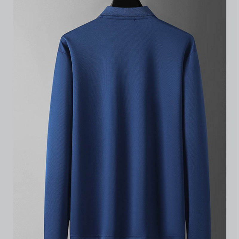 Heren Effen Business-Casual Top