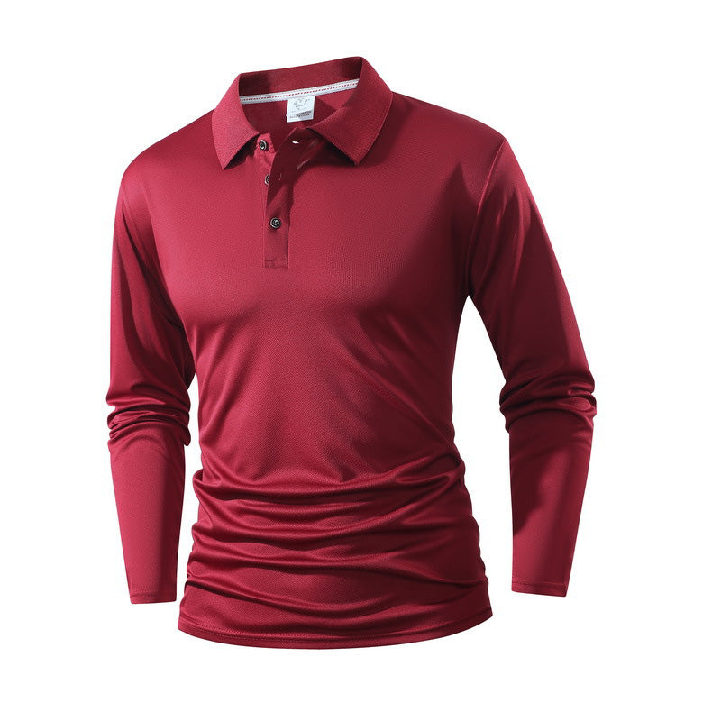 Heren Effen Business-Casual Top
