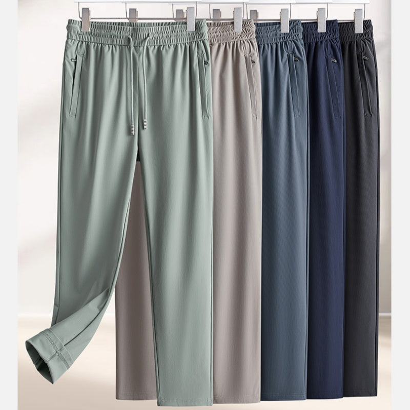 💖Ice Feel sneldrogende atletische broek – verkoelende stof, losse pasvorm en vochtafvoerend (M–4XL) 🌿👖