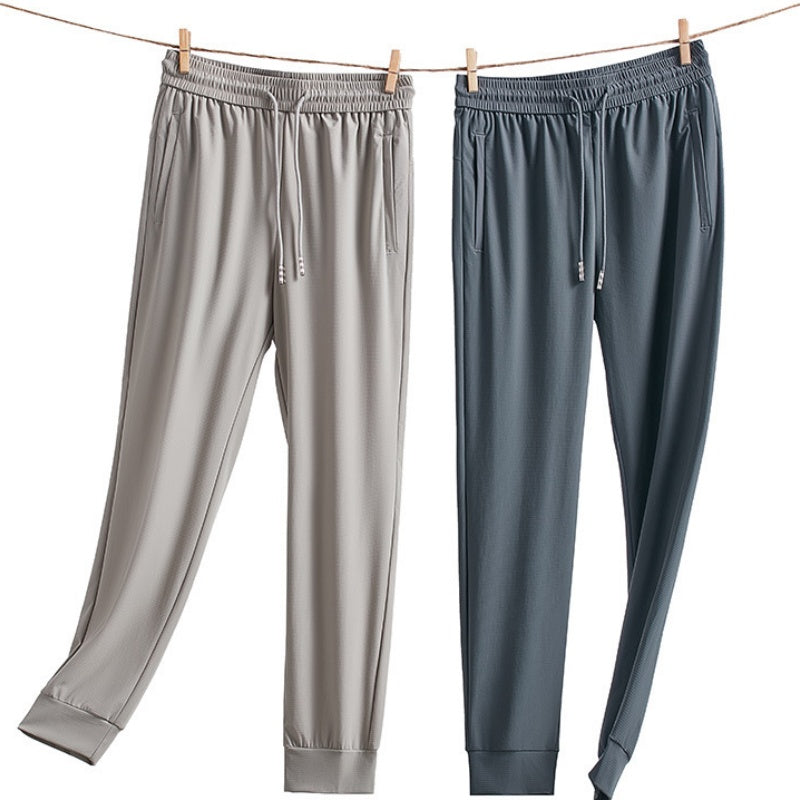 💖Ice Feel sneldrogende atletische broek – verkoelende stof, losse pasvorm en vochtafvoerend (M–4XL) 🌿👖