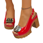 👡NU 50% KORTING!🔥Elegante sandalen met open teen en gesp en hak – Chique design, comfortabele hak en perfect voor elke gelegenheid✨