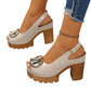 👡NU 50% KORTING!🔥Elegante sandalen met open teen en gesp en hak – Chique design, comfortabele hak en perfect voor elke gelegenheid✨