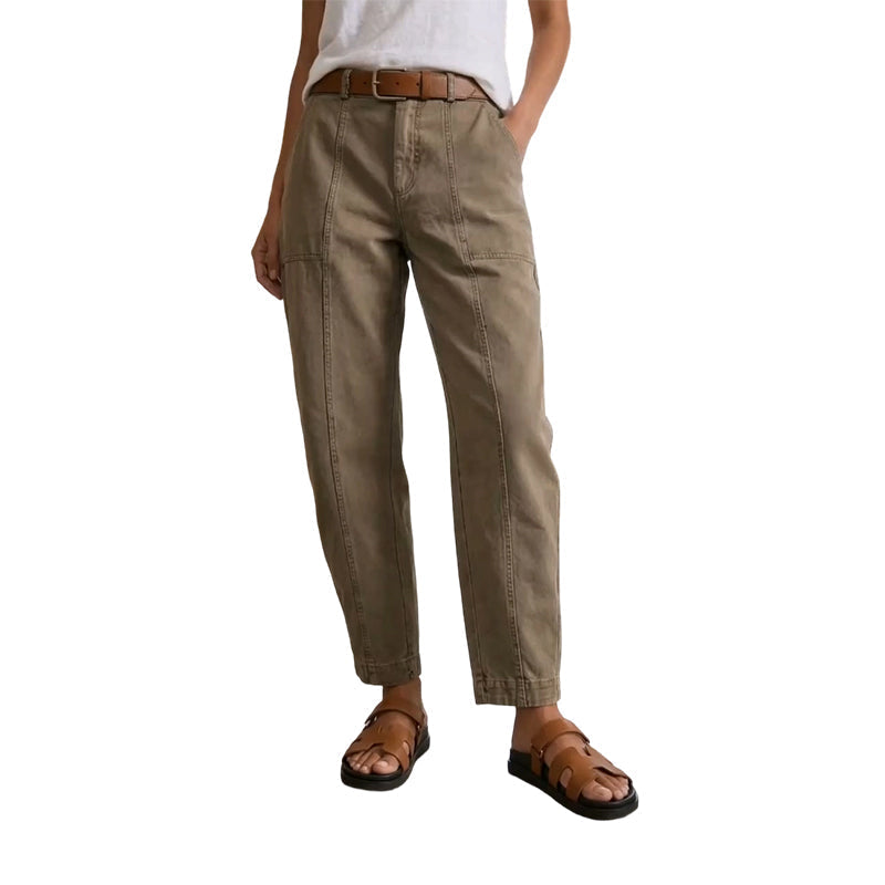 ⚡Hoge taille, taps toelopende utility-broek voor dames