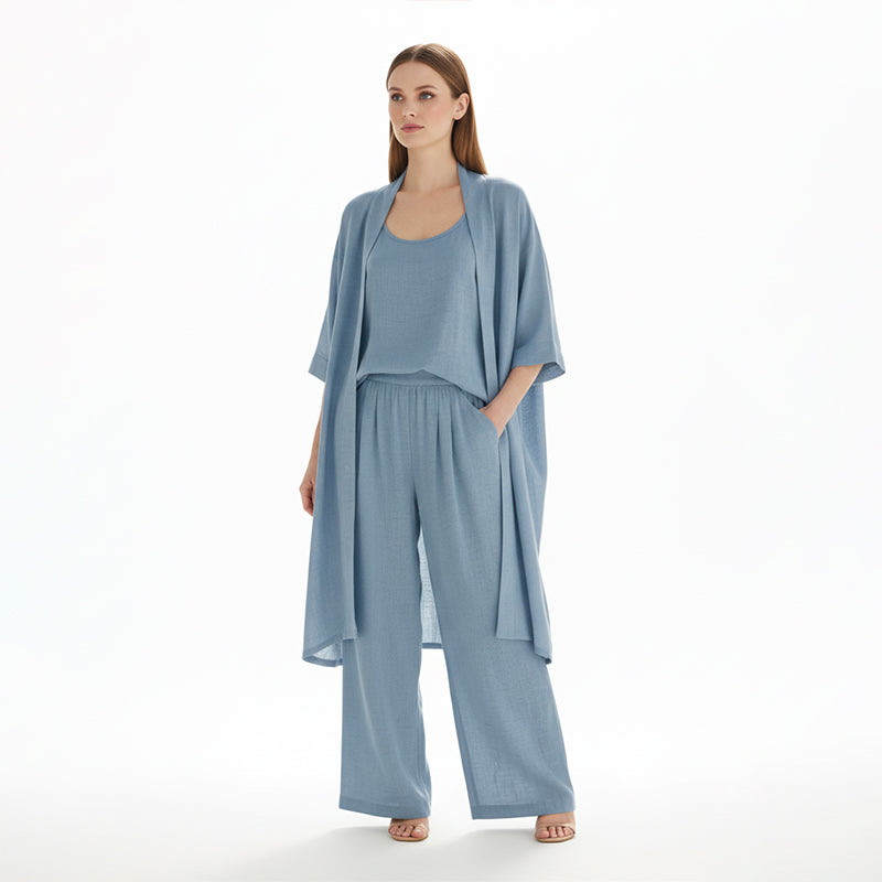 Elegante 3-delige loungewear voor dames in losse pasvorm