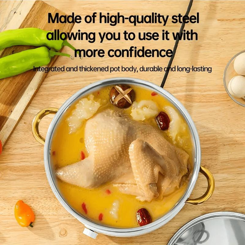 🍳 50% KORTING NU! 🔥 5-Delig Roestvrijstalen Kookgerei Set met Glazen Deksels – Duurzaam, Gelijkmatige Warmteverdeling & Elegant Ontwerp ✨