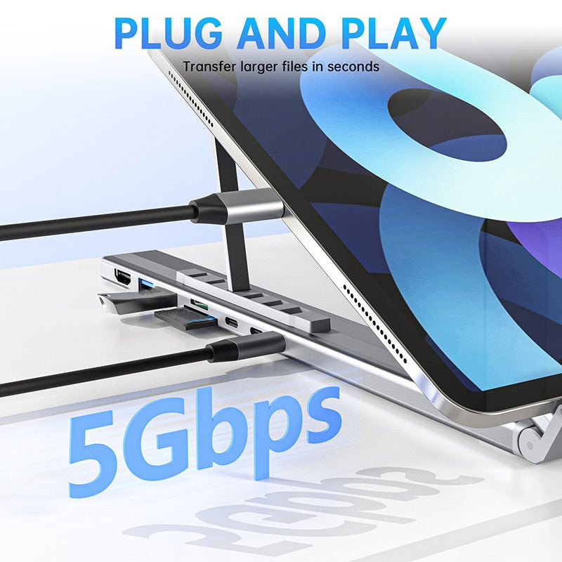 USB-C Dockingstation Laptopstandaard met 4K HDMI