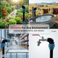 Adapter-set voor IBC-tanks – verhoging, tapkraan van zinklegering (3/4“), PE-slang & haakse stukken – ideaal voor tuin & huishouden 💧🏡