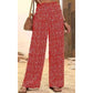⏳Tijdelijke 50% korting⏰Damesbroek met smockband, hoge taille en wijde pijpen👖