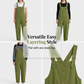 👖 NU 50% KORTING! 🌿 Casual damesoveralls met knoopsluiting – Verstelbare bandjes, ademende stof en relaxte pasvorm ✨