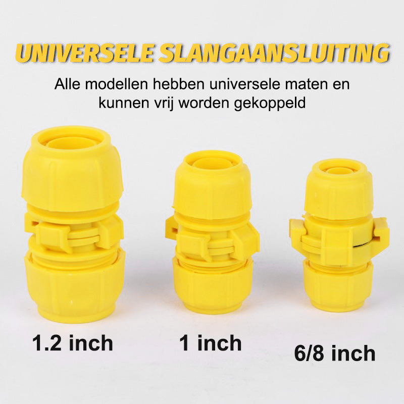 Verdikte universele slangkoppeling met klik