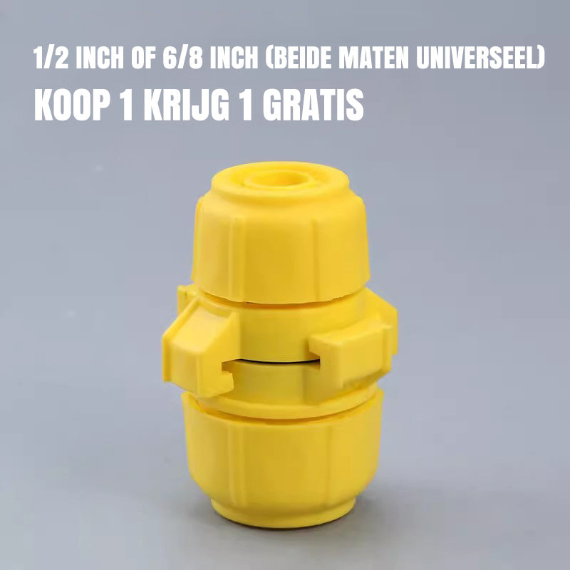 Verdikte universele slangkoppeling met klik