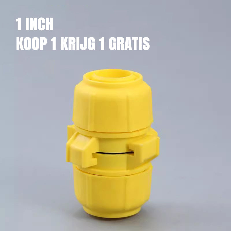 Verdikte universele slangkoppeling met klik