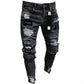 👖Heren skinny jeans met scheuren🎨👟