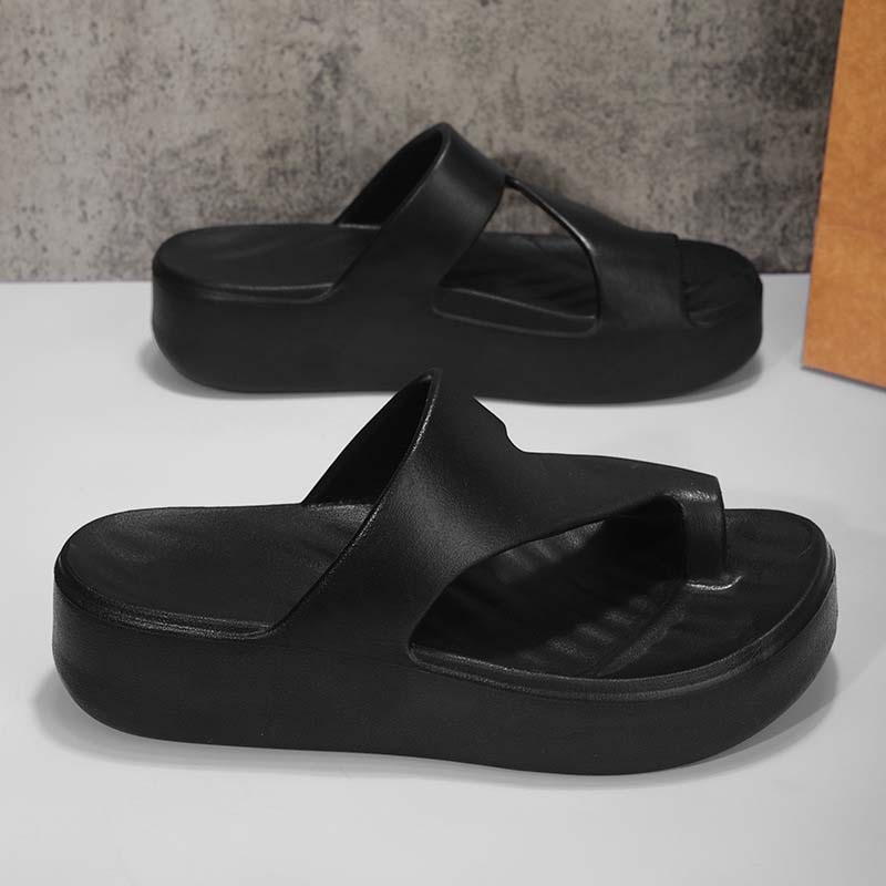 Dames Plateau Sandalen met Teenlus