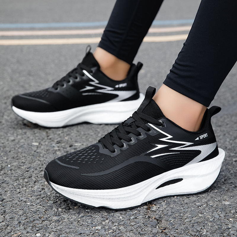 Ademende Hardloopschoenen met Mesh en Demping