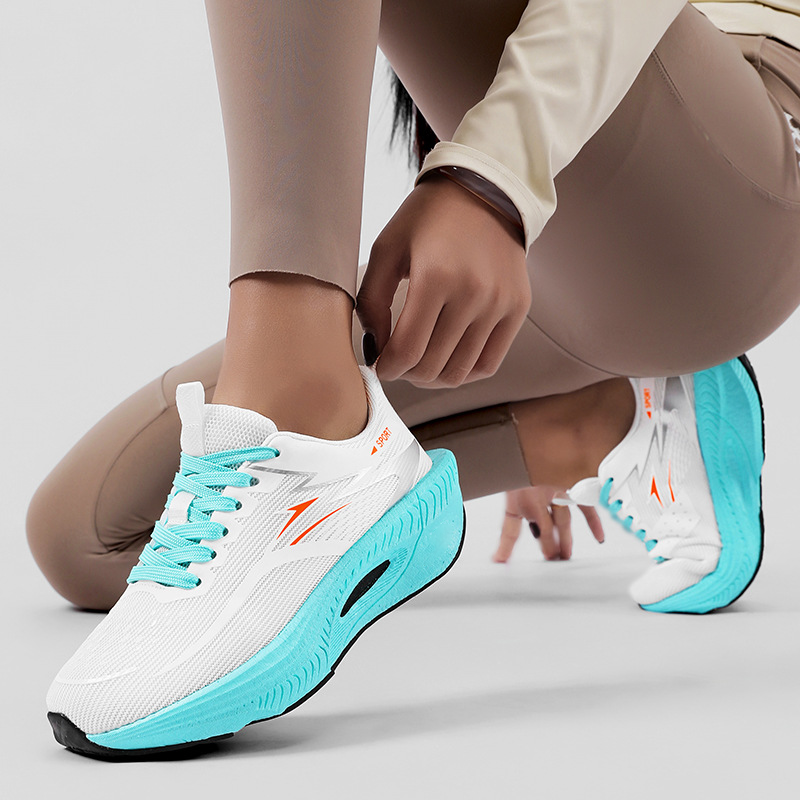 Ademende Hardloopschoenen met Mesh en Demping