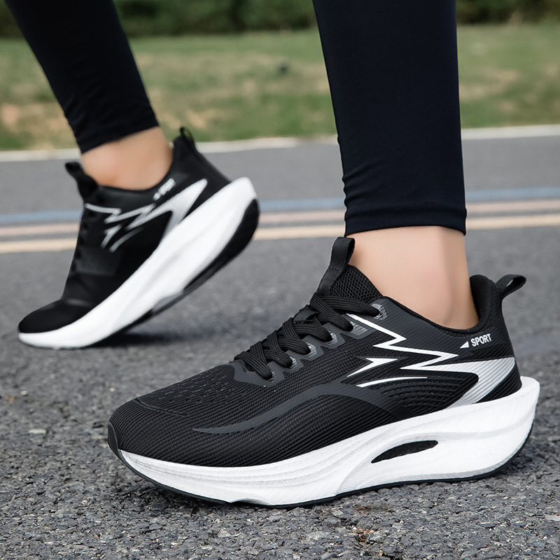 Ademende Hardloopschoenen met Mesh en Demping