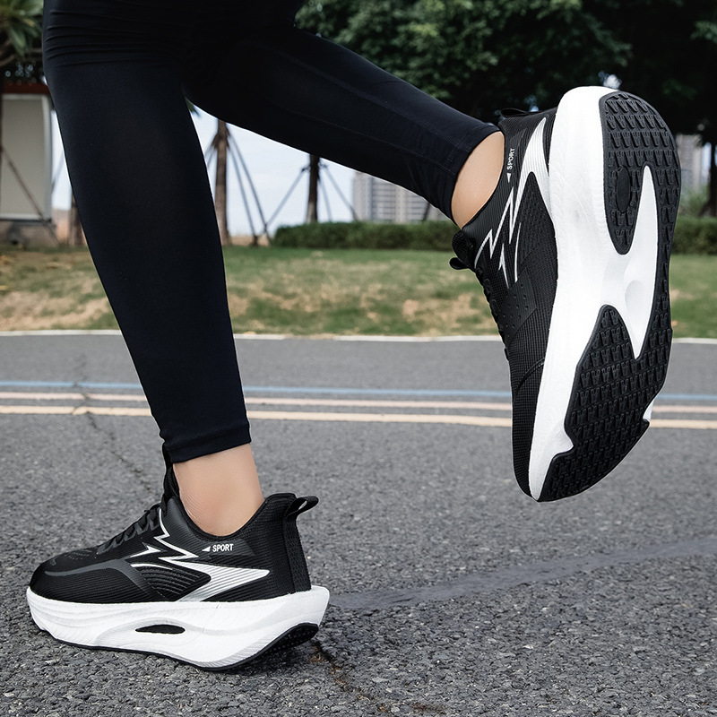 Ademende Hardloopschoenen met Mesh en Demping