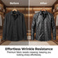 Modern getailleerd overhemd met print en lange mouwen