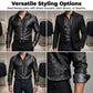 Modern getailleerd overhemd met print en lange mouwen