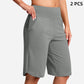 🔥 50% KORTING 🖤 Hoge Taille Sportshort – Ondersteuning & comfortabele stretch ✨
