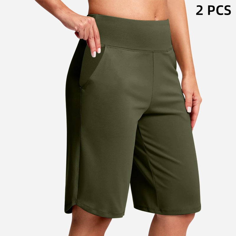 🔥 50% KORTING 🖤 Hoge Taille Sportshort – Ondersteuning & comfortabele stretch ✨