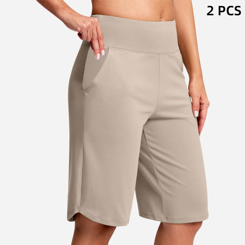🔥 50% KORTING 🖤 Hoge Taille Sportshort – Ondersteuning & comfortabele stretch ✨