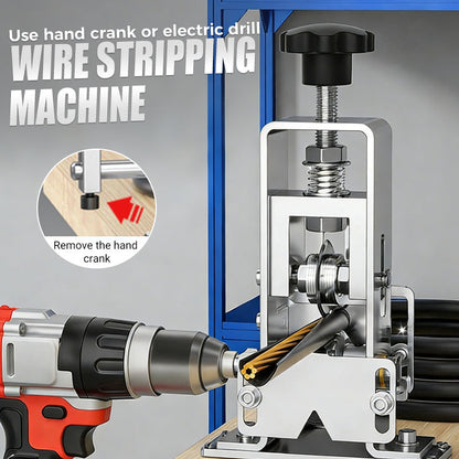 Draadstriptmachine voor draden van 1-25 mm