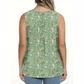 Mouwloze top met print en knopen voor dames