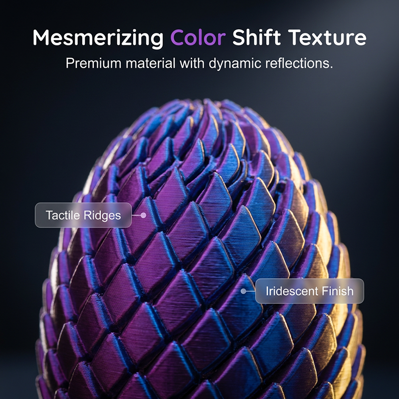 🎁 3D-drakenei🦖Het perfecte antistressmiddel: even draaien en de stress is meteen verdwenen 🔄✨
