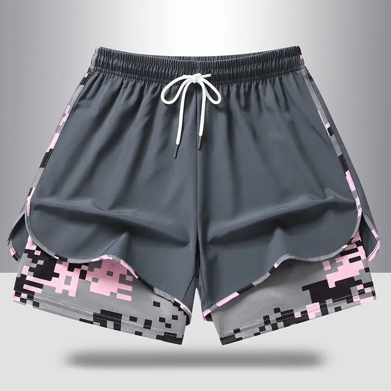 💎50% OP 2-IN-1 ATHLETIC SHORTS💎Ademende stof, camo-voering & zakken voor dames🏃‍♀️✨