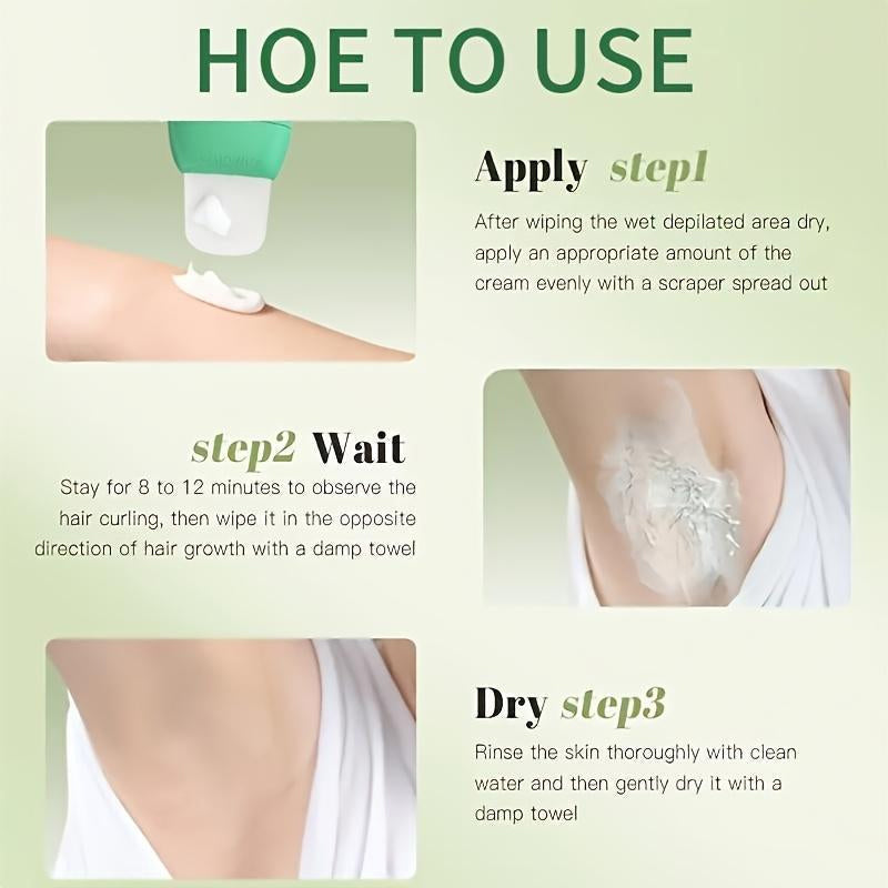 🥥50% KORTING! Alsof je een kokosnoot over je benen rolt en alle haartjes eruit glijden! Deze ontharingscrème met schraper lost haren op tot de wortel – geen stoppels, geen irritatie, 8 minuten wachten en je huid voelt als zijde.