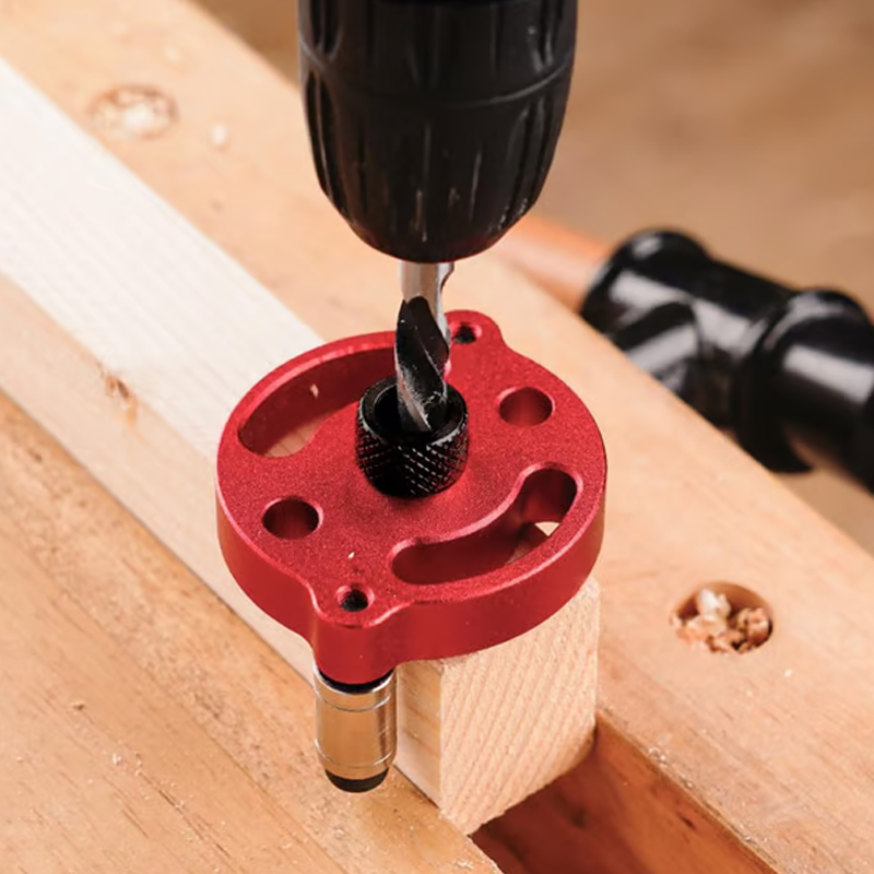🔨 Zelfcentrerende Deuvelmal-set voor Houtbewerking | Perfecte Uitlijning, Strakke Gaten & Nauwkeurig Resultaat 🛠️
