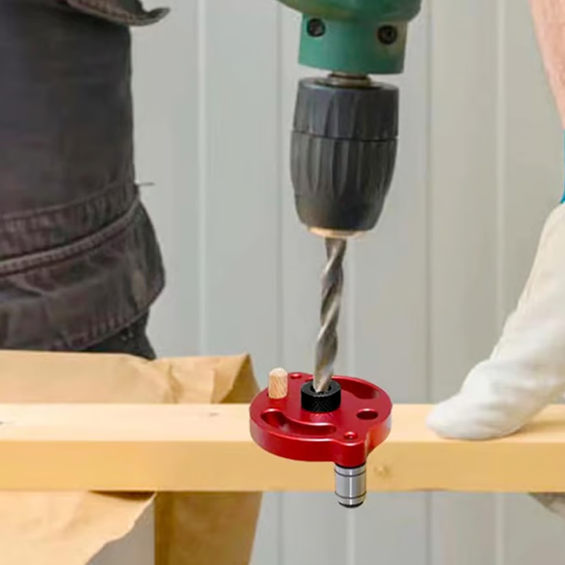 🔨 Zelfcentrerende Deuvelmal-set voor Houtbewerking | Perfecte Uitlijning, Strakke Gaten & Nauwkeurig Resultaat 🛠️