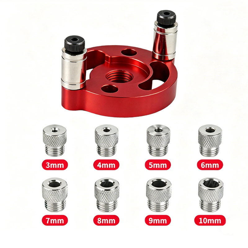 🔨 Zelfcentrerende Deuvelmal-set voor Houtbewerking | Perfecte Uitlijning, Strakke Gaten & Nauwkeurig Resultaat 🛠️