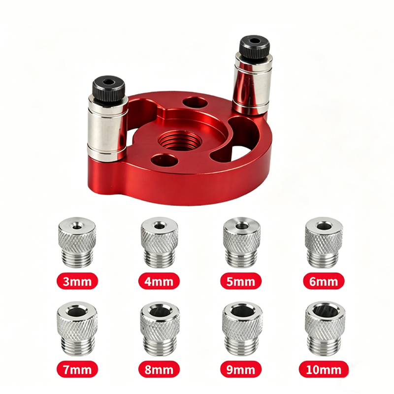 🔨 Zelfcentrerende Deuvelmal-set voor Houtbewerking | Perfecte Uitlijning, Strakke Gaten & Nauwkeurig Resultaat 🛠️