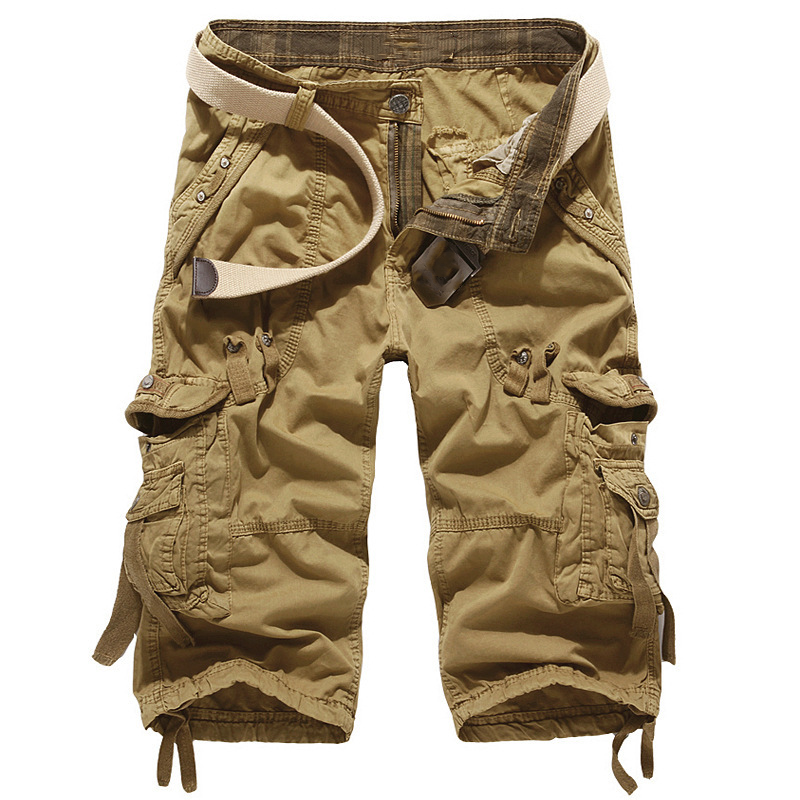 Heren multi-pocket cargoshorts