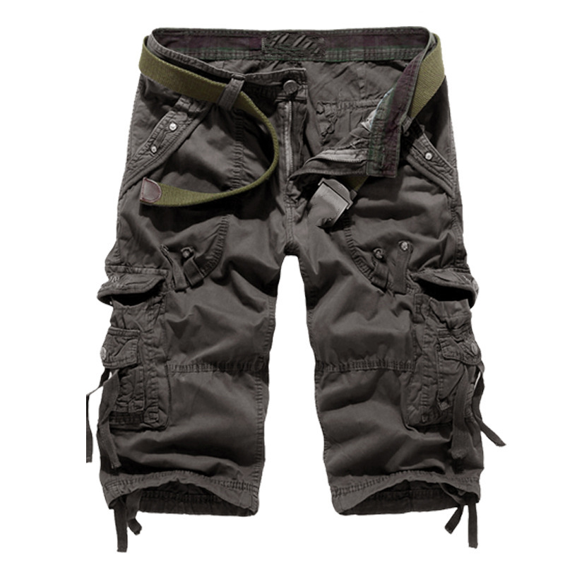 Heren multi-pocket cargoshorts
