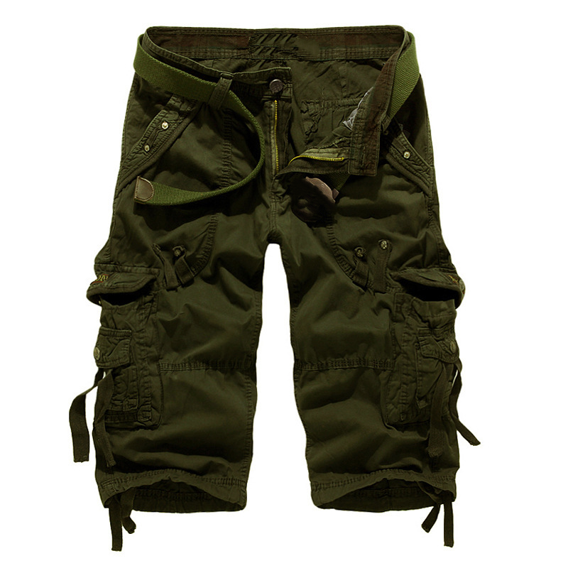 Heren multi-pocket cargoshorts
